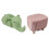 Υποπόδιο σε σχήμα ζώου με χαριτωμένο σχέδιο ελέφαντα, μαλακά μαξιλάρια και 3