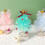 Artificial Christmas Tree 30cm Warm LED Lighting-Dream pink 5