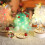 Artificial Christmas Tree 30cm Warm LED Lighting-Dream pink 6