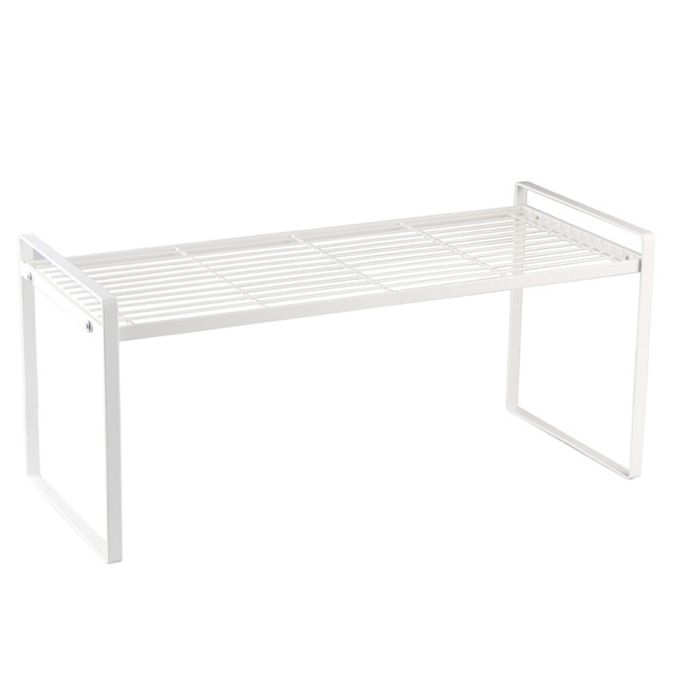 Expandable Cabinet Shelf Organizer, Adjustable Width Stackable Wire Spice Rack Organizer For Kitchen Pantry Cupboard, Heavy Duty Metal Storage Riser F 9060116162192
