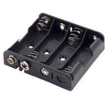 2/3/4/6/8 Steckplätze LR06 Batteriehalter-4 Abschnitte A
