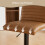 AINPECCA 2PCS Swivel Bar Stools Adjustable Chairs PU Coffee 5
