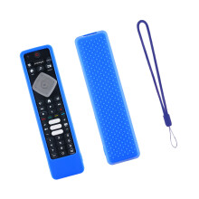 Siliconen afstandsbedieningshoes Schokbestendig Antislip-blauw