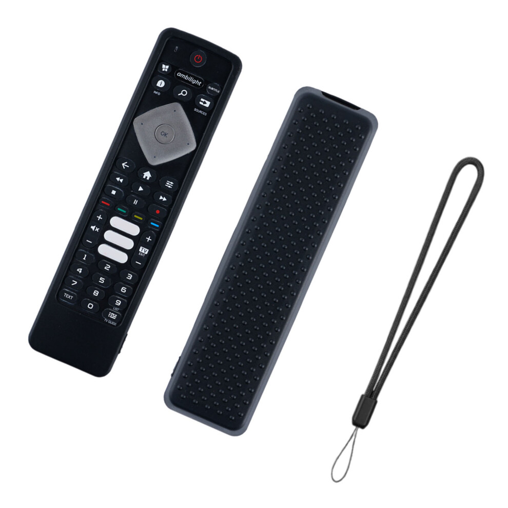 Silicone Remote Guard Anti Drop Design Nonslip Texture- Black 7709000178261