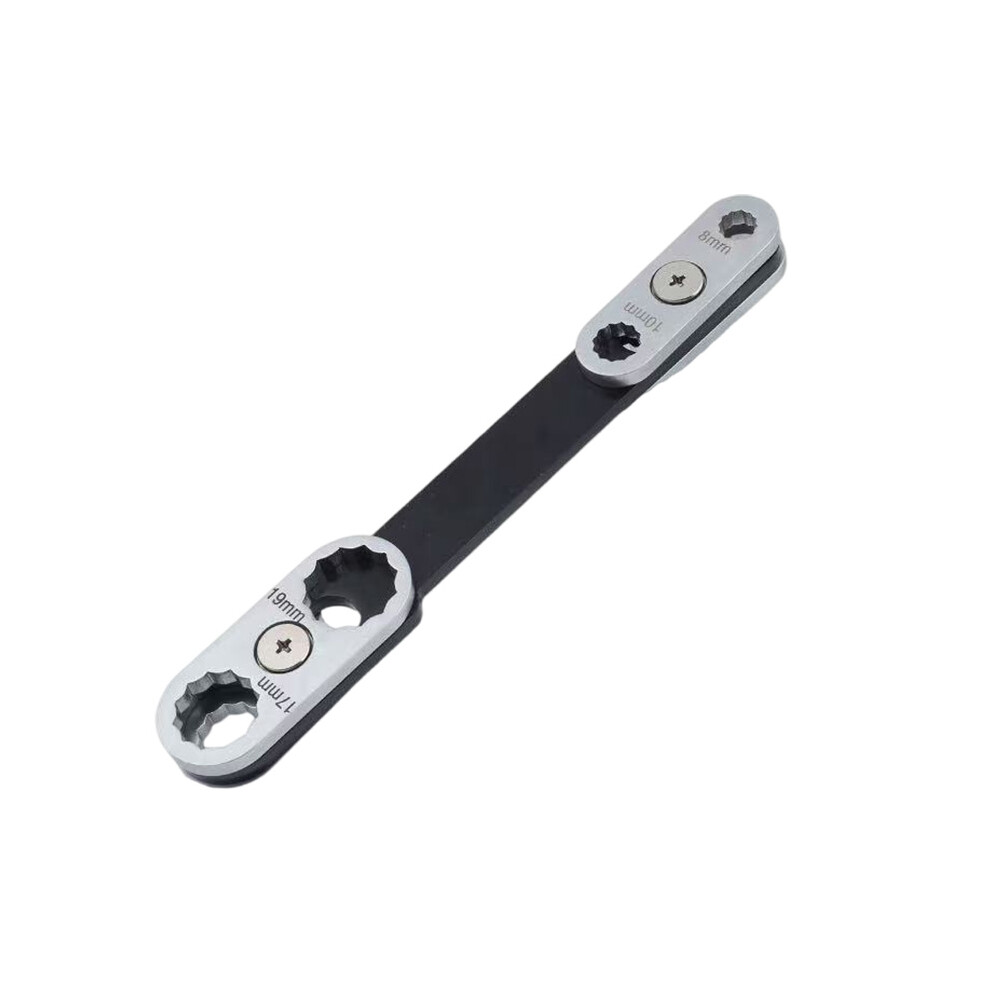 Whirling Ratcheting Tool With Ergonomic-Plum Blossom Wrench 7754000823697