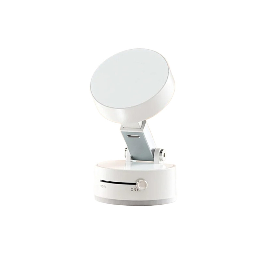 Car Phone Holder With Vacuum Suction, 360 Rotating Foldable Mount For Iphone 1216, White 9067246212285