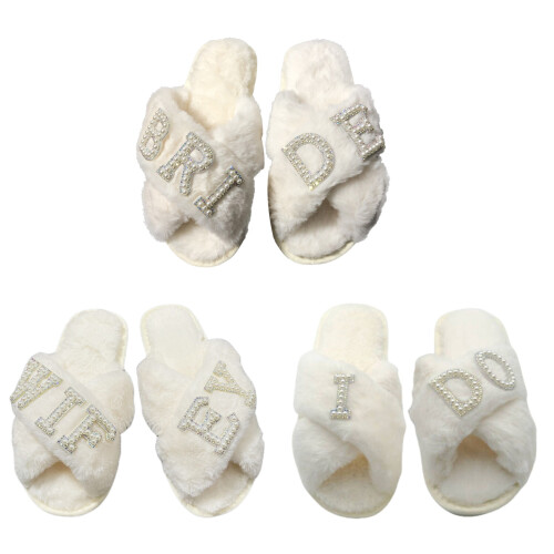 Creative Wedding Slippers Delicate and Unique Shoes- BRIDE M 1