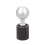 Adaptateur de rotule polyvalent en alliage-Couleur argent 1
