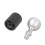 Adaptateur de rotule polyvalent en alliage-Couleur argent 5
