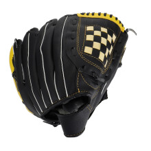 Baseball Glove Softball Glove Lightweight Protective Mitt, Yellow And Black, Adjustable Fit For Safe Play