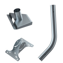 Adjustable Angle Stainless Steel Long Wall Mount-Bend pipe
