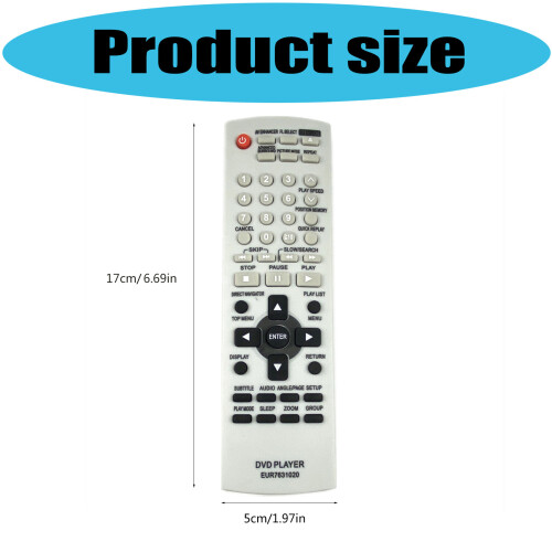Boutons ergonomiques de télécommande de lecteur universel pour 2