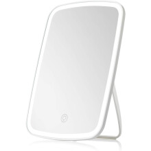 Specchio per il trucco, specchio portatile illuminato con luminosità regolabile e colore della luce dimmerabile, design portatile e leggero per la