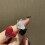 Cartoon hart/beer vorm ring schattig acryl open ring-stijl 1 2