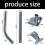 Kit de montage mural Long réglable, support de toit-Tuyau droit 3