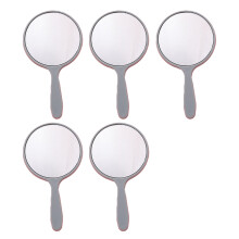 Miroir cosmétique rond et portable, idéal pour une utilisation quotidienne à la maison ou en déplacement. Sa construction robuste et son design