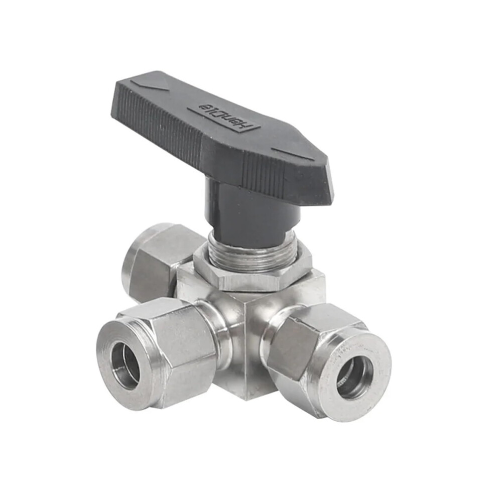 Lport Ball Valve For Propane, 304/316 Stainless, Tube Tee, Compression Union, 3/6/8/10/12Mm Or 1/81/2In Od Tubing 9323874358130