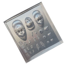 Elf Doll Nail Art Molds Devil Horn DIY Nail Carving Mold for-2