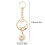 Delicate Sun/Moon Bag Charm Versatile Key Holder-Gold sun 2