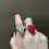 Acrylic Heart/Bear Ring Adjustable Finger Ring Party-style 1 7