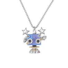 Unisex robot hanger ketting stijlvolle sleutelbeen-FN10019