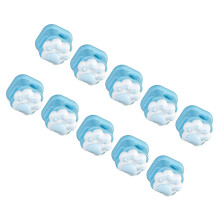 10Pcs Cute Cats Paws Magnetic Cable Holder Desk Organizers-Blue