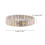 Bracelet élastique Vintage en acier inoxydable, strass-B 4