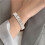 Bracelet élastique Vintage en acier inoxydable, strass-B 7