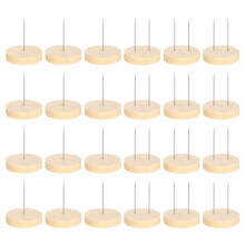 24 Pcs Knitted Dolls Display Stand Action Figure Stand Single