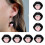 10 pièces acrylique bouche lèvre pendentif à breloque pour-2 3