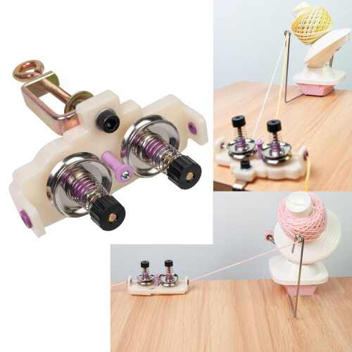 Double Head Yarn Guide Device Winding Two Thread Together Double 1
