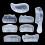 Resin Casting Mold Silicone Comb Mold for DIY Mirror Comb-1 4