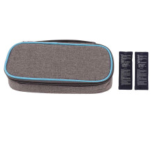 Estuche de viaje para medicamentos para diabéticos, organizador isotérmico para un almacenamiento seguro, incluye bolsas de hielo reutilizables