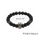 Delicate Black Chain Black Onyx Stone Bracelets for Men 5