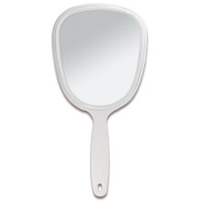 Portable Vanity Mirror, 3X Magnifying Mirror with Quality Plastic Handle, Super Large Mirror Surface for Clear Reflections, Ideal for Personal Use or