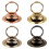12Pcs  Metal Table Number Stand Holders for-Black Tower base 2 6