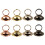 12Pcs  Metal Table Number Stand Holders for-Black Tower base 2 2