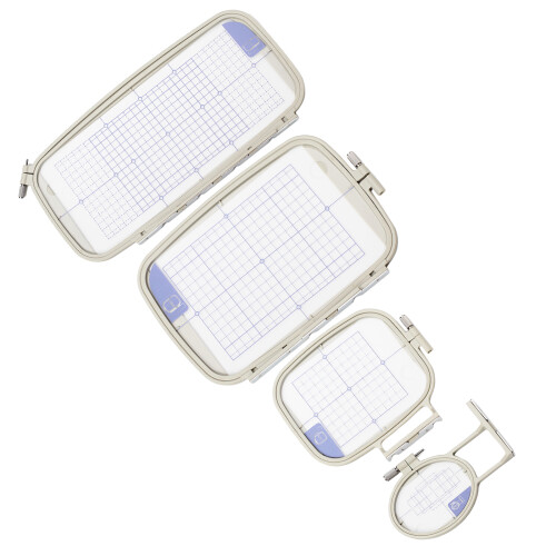 4 Pcs Embroidery Machine Hoop for PC6500 PE770 Embroidery Frame