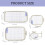 4 Pcs Embroidery Machine Hoop for PC6500 PE770 Embroidery Frame 3