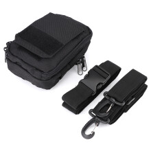 Waterbestendige nylon multifunctionele EDC-holster, kras- en slijtvast tactisch Molle-etui van 900D Oxford-stof met EHBO-kitvakje voor buitengebruik.