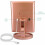 Λαμπερός καθρέφτης μακιγιάζ Rose Gold με 21 φώτα LED, χρεώσιμος καθρέφτης καλλυντικών 4