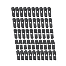 50/100Pcs Zippers Pull Cord Lock Cord Lock For-50 pieces