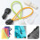 50/100Pcs Zippers Pull Cord Lock Cord Lock For-50 pieces 3