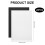 20Pcs 0.5mm Printable PVC Mesh Sheets White Black for Fursuit 3