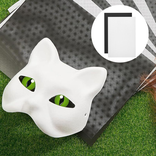 20Pcs 0.5mm Printable PVC Mesh Sheets White Black for Fursuit 1