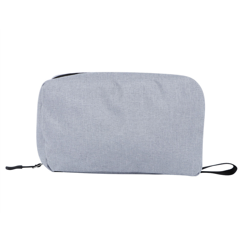 Gray Portable Cosmetic Bag, Travel Beauty Organizer With Waterproof Makeup Pouch, Stylish And Functional For Women On The Go (Gray)