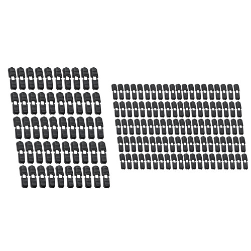 50/100Pcs Zippers Pull Cord Lock Cord Lock For-100 pieces 1