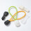 50/100Pcs Zippers Pull Cord Lock Cord Lock For-100 pieces 5