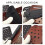 Elegant Dark Brown Leather Cutter Case Holsters,-Brown 5