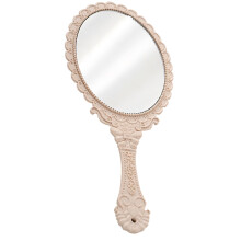 Retro Design, Vintage Handheld Mirrors For Wide Application, Oval Shaped Decorative For Clear Glass And High-Quality Reflection In Personal Use (Oval)